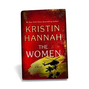 Red and Gold Novel 'The Women' by Kristin Hannah